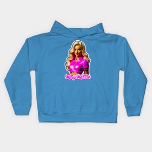 Margot Robbie-Barbie Style Kids Hoodie